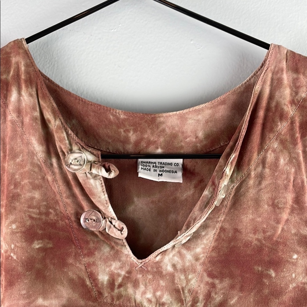 Dharma Trading Co. Tie-Dye V-Neck Tunic Size M - Picture 4 of 7